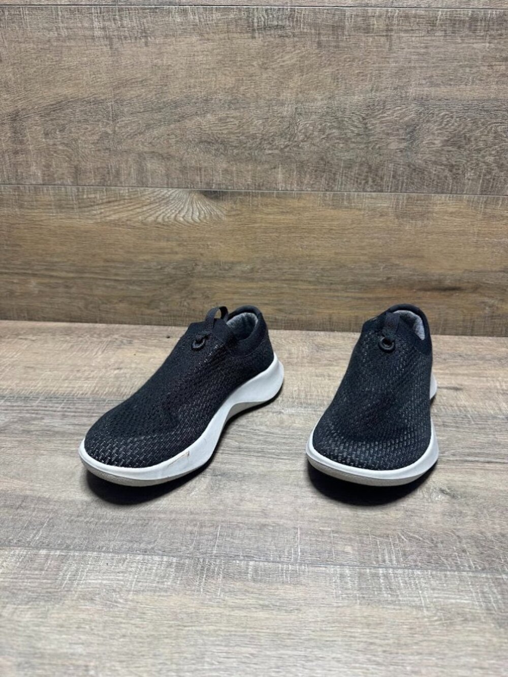 Allbirds Tree Dasher Relay Black Textile Slip On Sneaker Women's Size 5.5